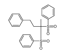 3,3-bis(benzenesulfonyl)butylbenzene Structure