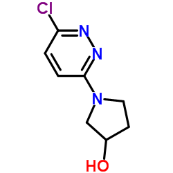 1-(6-Chloro-3-pyridazinyl)-3-pyrrolidinol结构式