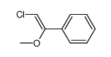 2-chloro-1-phenylethenyl methyl ether结构式