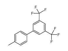 1-(4-methylphenyl)-3,5-bis(trifluoromethyl)benzene结构式