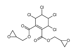 bis(oxiran-2-ylmethyl) 3,4,5,6-tetrachlorocyclohexene-1,2-dicarboxylate结构式