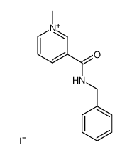 1-methyl-3-(N-benzylcarbamoyl)pyridinium iodide结构式