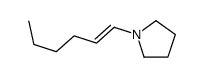 1-hex-1-enylpyrrolidine结构式