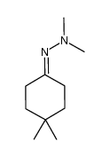 4,4-dimethyl-1-cyclohexanone N,N-dimethylhydrazone Structure