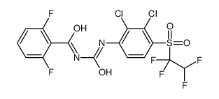 N-[[2,3-dichloro-4-(1,1,2,2-tetrafluoroethylsulfonyl)phenyl]carbamoyl]-2,6-difluorobenzamide Structure