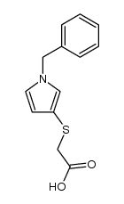 (1-benzyl-pyrrol-3-ylsulfanyl)-acetic acid结构式