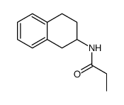 N-(1,2,3,4-tetrahydronaphthalen-2-yl)propanamide结构式