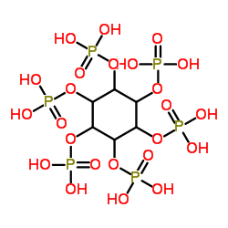 1,2,3,4,5,6-Cyclohexanehexayl hexakis[dihydrogen (phosphate)] Structure