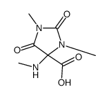 4-Imidazolidinecarboxylicacid,1,3-dimethyl-4-(methylamino)-2,5-dioxo-(9CI)结构式