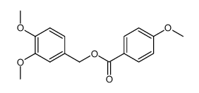 3,4-dimethoxybenzyl 4-methoxybenzoate结构式