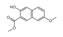 methyl 3-hydroxy-7-methoxy-naphthalene-2-carboxylate结构式