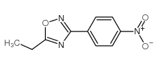 5-Ethyl-3-(4-nitrophenyl)-1,2,4-oxadiazole structure