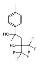 1,1,1-trifluoro-4-(4-methylphenyl)-2-(trifluoromethyl)pentane-2,4-diol结构式