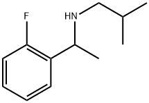 Benzenemethanamine, 2-fluoro-α-methyl-N-(2-methylpropyl)- Structure