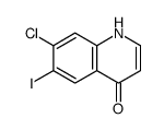 7-氯-6-碘-1H-喹啉-4-酮结构式