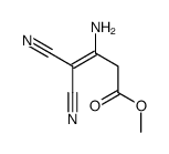 methyl 3-amino-4,4-dicyanobut-3-enoate结构式
