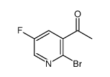 1-(2-bromo-5-fluoropyridin-3-yl)ethanone Structure