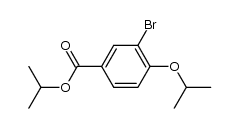 1-methylethyl 3-bromo-4-[(1-methylethyl)oxy]benzoate结构式
