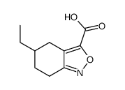 5-ethyl-4,5,6,7-tetrahydrobenzo[c]isoxazole-3-carboxylic acid Structure
