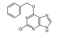2-chloro-6-phenylmethoxy-7H-purine结构式