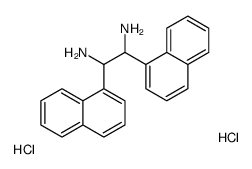 (1S,2S)-1,2-二-1-萘基-乙二胺二盐酸盐结构式