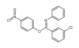 4-nitrophenyl 3-chloro-N-phenylbenzimidate结构式