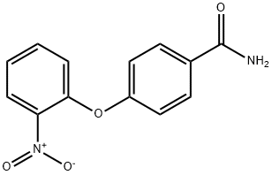 4-(2-nitrophenoxy)benzamide Structure