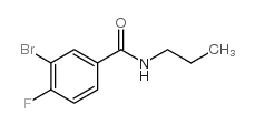 3-Bromo-4-fluoro-N-propylbenzamide Structure