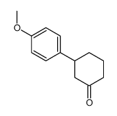 3-(4-methoxyphenyl)cyclohexan-1-one Structure