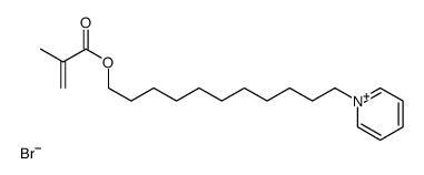 11-pyridin-1-ium-1-ylundecyl 2-methylprop-2-enoate,bromide结构式