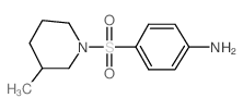 4-(3-甲基-哌啶-1-磺酰基)-苯胺结构式