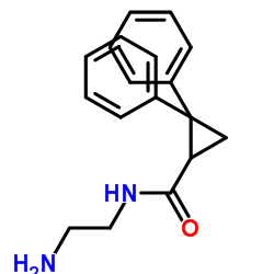 N-(2-Aminoethyl)-2,2-diphenylcyclopropanecarboxamide structure