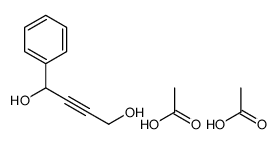 acetic acid,1-phenylbut-2-yne-1,4-diol结构式