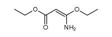 ethyl (2E)-3-amino-3-ethoxyacrylate Structure