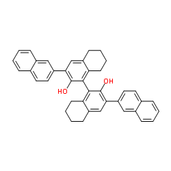 S-3,3'-bis((2-Naphthyl)-5,5',6,6',7,7',8,8'-octahydro-1,1'-bi-2,2'-naphthol structure