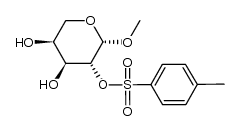 methyl 2-O-p-tolylsulfonyl-β-L-arabinopyranoside Structure