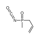 3-[isocyanato(methyl)phosphoryl]prop-1-ene结构式
