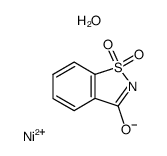 1,1-dioxo-1λ6-benz[d]isothiazol-3-one; saccharin; nickel (II)-salt结构式