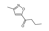 1-Butanone,1-(3-methyl-5-isoxazolyl)-(6CI) Structure