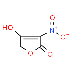 2(5H)-Furanone,4-hydroxy-3-nitro-结构式