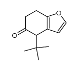 4-tert-butyl-4,5,6,7-tetrahydro-5-benzofuranone Structure