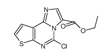5-氯咪唑并[1,2-C]噻吩并[3,2-E]嘧啶-3-羧酸乙酯结构式