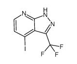 4-iodo-3-(trifluoromethyl)-1H-pyrazolo[3,4-b]pyridine Structure