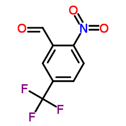 2-硝基-5-(三氟甲基)苯甲醛结构式