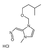 [(E)-[1-methyl-3-(3-methylbutoxymethyl)imidazol-2-ylidene]methyl]-oxoazanium,chloride Structure