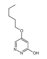 5-(Pentyloxy)-3(2H)-pyridazinone Structure