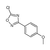 5-chloro-3-(4-methoxyphenyl)-1,2,4-oxadiazole结构式