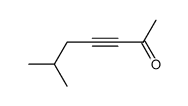 3-Heptyn-2-one, 6-methyl- (9CI) structure