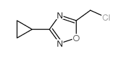 5-(氯甲基)-3-环丙基-1,2,4-噁二唑结构式