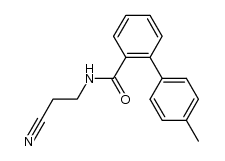 N-(2-cyanoethyl)-4'-methyl[1,1']biphenyl-2-carboxamide Structure